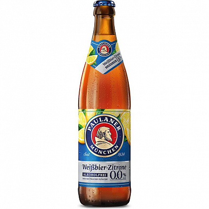 Paulaner Weissbier Zitrone alkoholfrei