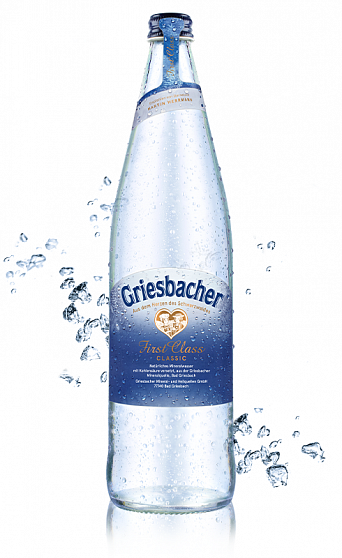 Вода минеральная природная питьевая столовая газированная Griesbacher First Class Classic